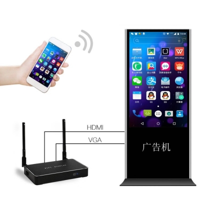 單機(jī)版立式廣告機(jī)怎么跟電腦連接